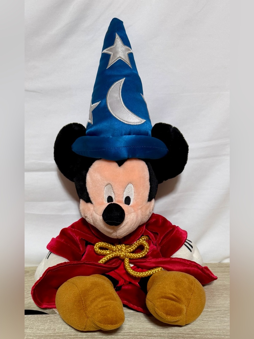 Authentic Disney Store 20" Fantasia Sorcerer Mickey Mouse Plush